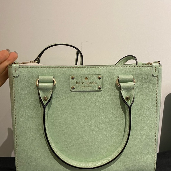 Kate Space Small Quinn Square Handbag Mintmojito